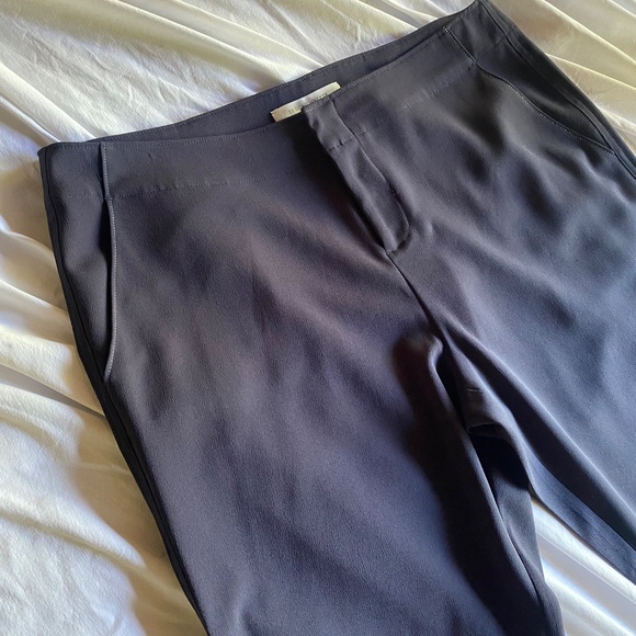NWOT Brochu Walker Gray Dress Pants W's Large Elevated Classic Casual Luxury - Picture 2 of 13